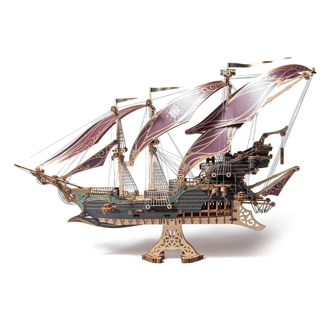 Rokrgeek Future Pirate Ship Wooden 3D Model