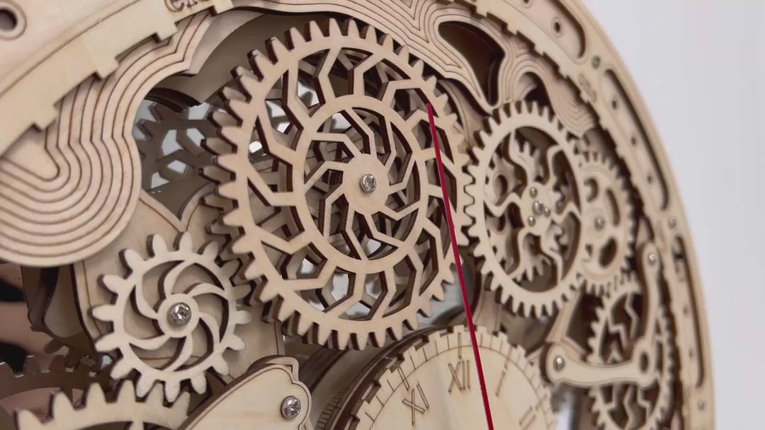 Rokrgeek Gear Pendulum Clock 3D Wooden Puzzle