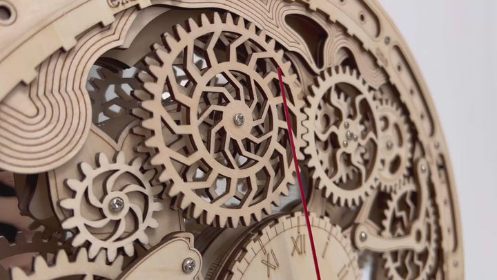 Rokrgeek Gear Pendulum Clock 3D Wooden Puzzle