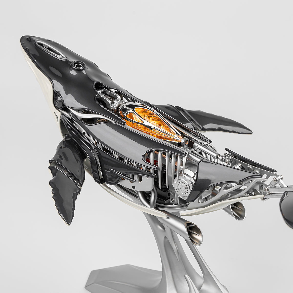 Rokrgeek Humpback Whale Mechanical Metal Model 3D Puzzle Rokrgeek Humpback Whale Mechanical Metal Model 3D Puzzle