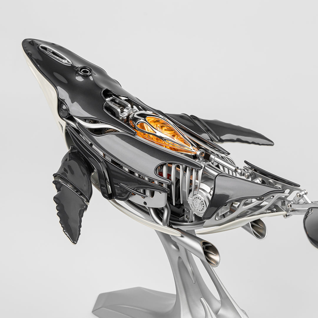 Rokrgeek Humpback Whale Mechanical Metal Model 3D Puzzle