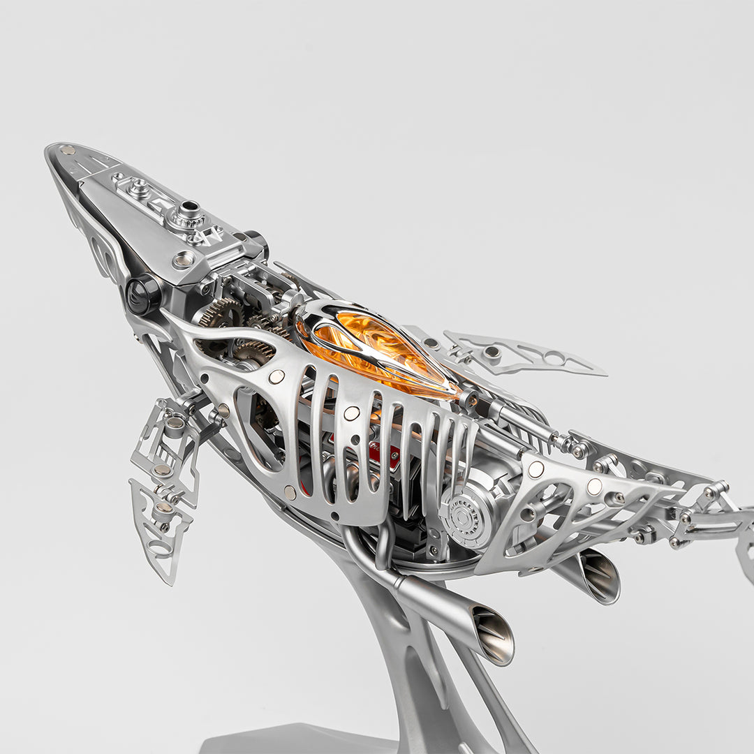 Rokrgeek Humpback Whale Mechanical Metal Model 3D Puzzle