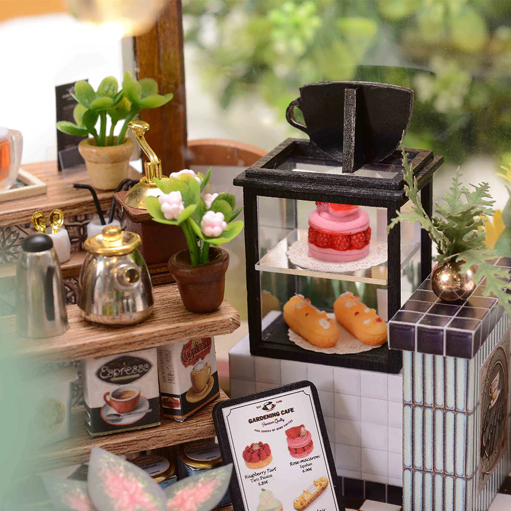 Alice's Garden Café Miniatur-Puppenhaus-Bausatz