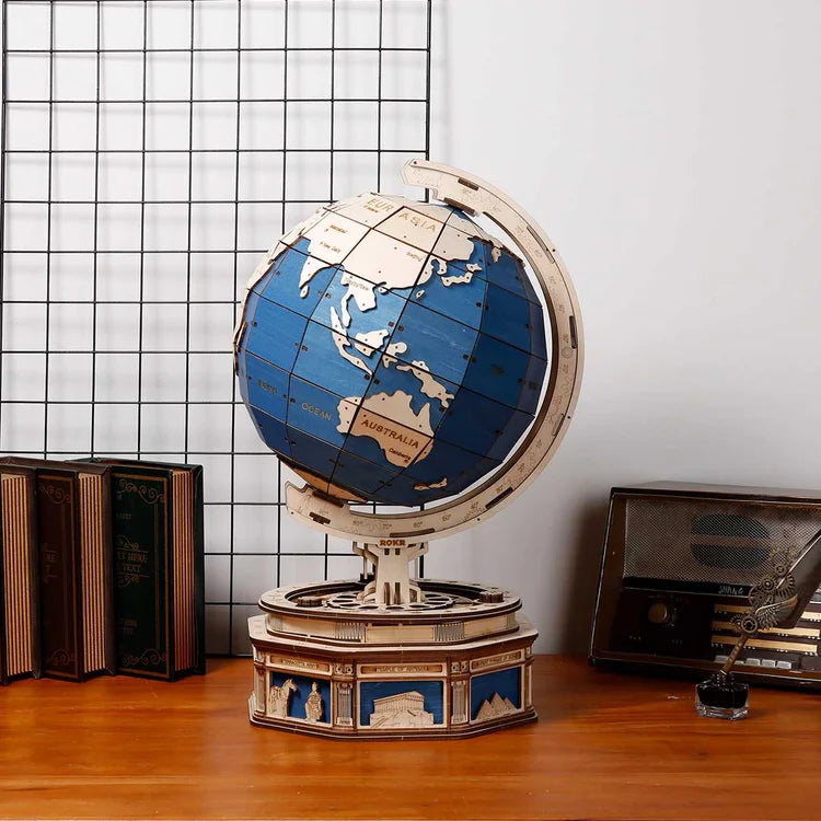 Puzzle en bois 3D modèle Globe