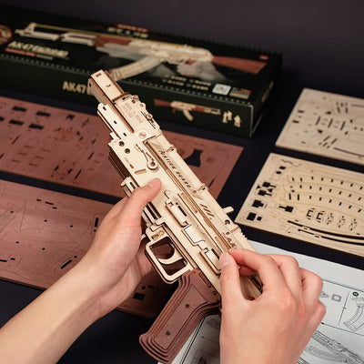 AK-47 Rokr Toy 3D Wooden Puzzle