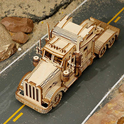 Heavy Truck Scale Model 3D Wooden Puzzle