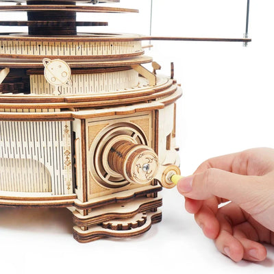 Puzzle en bois 3D Orrery mécanique