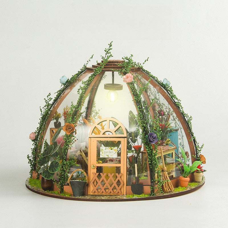 Kit de bricolage maison miniature Star Garden Cafe