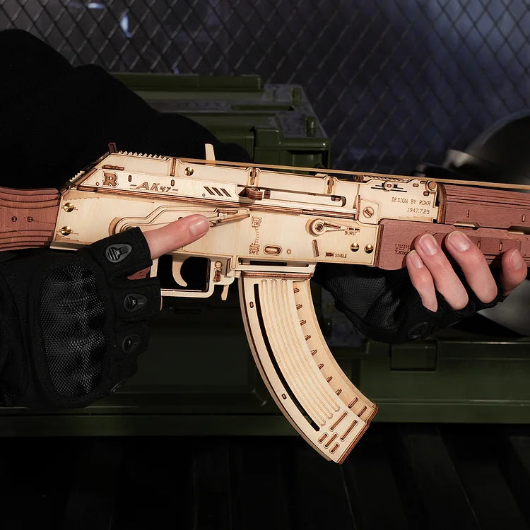 AK-47 Rokr Toy 3D-Holzpuzzle 