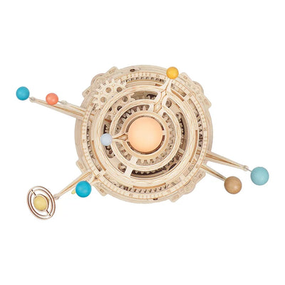 Mechanisches Orrery 3D-Holzpuzzle